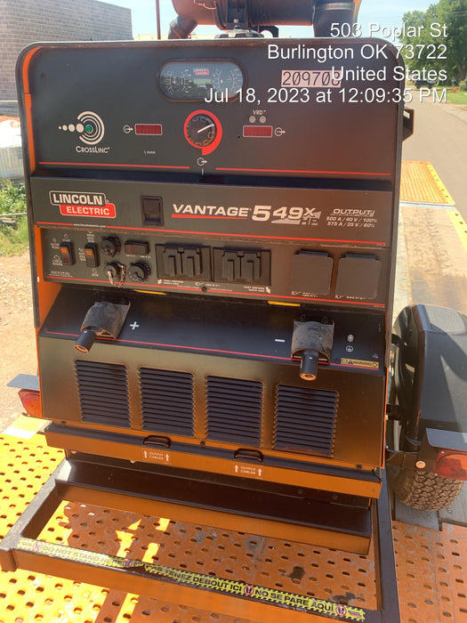 2022 Lincoln Electric Vantage 549X VANTAGE 549X READY-PAK 3