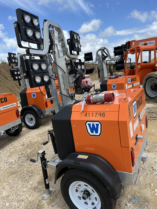 2024 Wanco WLTT-4MM4K Diesel, Deep Sea Controller, Shore Power Plug, Auto Start, (4) 350W LED Floodlights, 4kW Generator, 60 Gal Fuel Tank, 2" Ball, T3