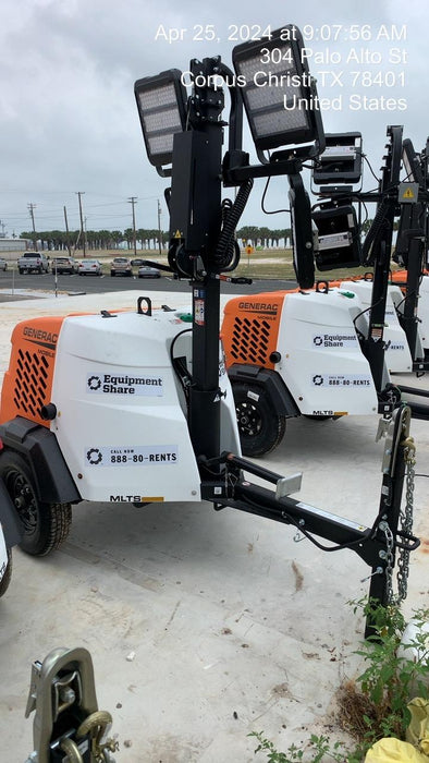 2024 Generac MLT2 Diesel, Flex Switch 120V Input, Powerzone Controller, 
(4) 320W LED Lights, 4kW Generator, 39.9 Gal Fuel Tank, 2" Ball, T3