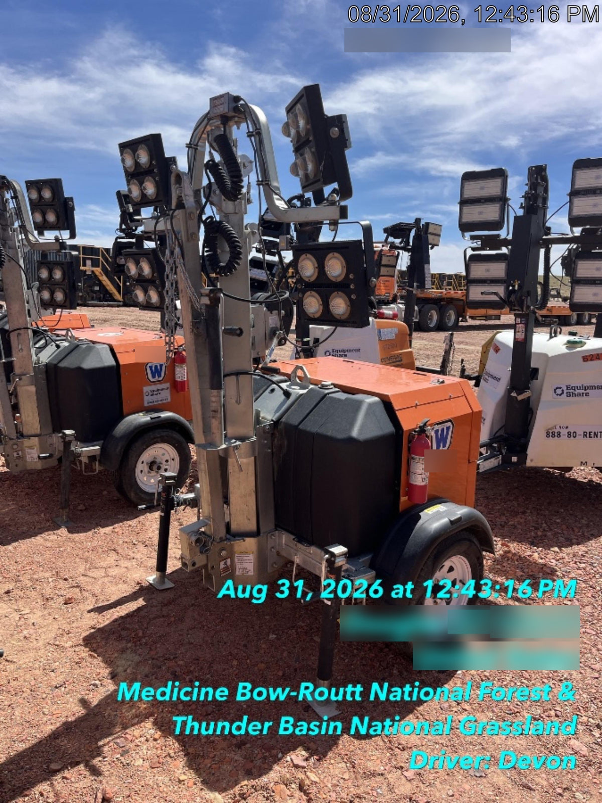 2023 Wanco WLTT-4MM4K Diesel, Deep Sea Controller, Shore Power Plug, Auto Start, (4) 350W LED Floodlights, 4kW Generator, 60 Gal Fuel Tank, 2" Ball, T3