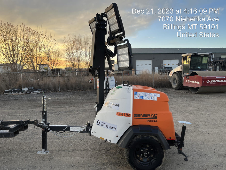 2023 Generac MLT2 Diesel, Flex Switch 120V Input, Powerzone Controller, (4) 320W LED Lights, 4kW Generator, 39.9 Gal Fuel Tank, 2" Ball, T3