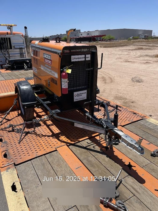 2021 Lincoln Electric Vantage 322 Vantage 322 Ready Pak 3 w/ Decals, ORANGE (includes trailer, cable rack, fender light kit) NO Telematics