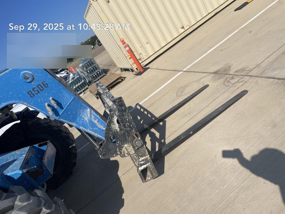 2018 Genie GTH-844 Genie GTH-844D w/Open ROPS, Solid Tires, Work Light/Beacon, 60" Carriage and Forks