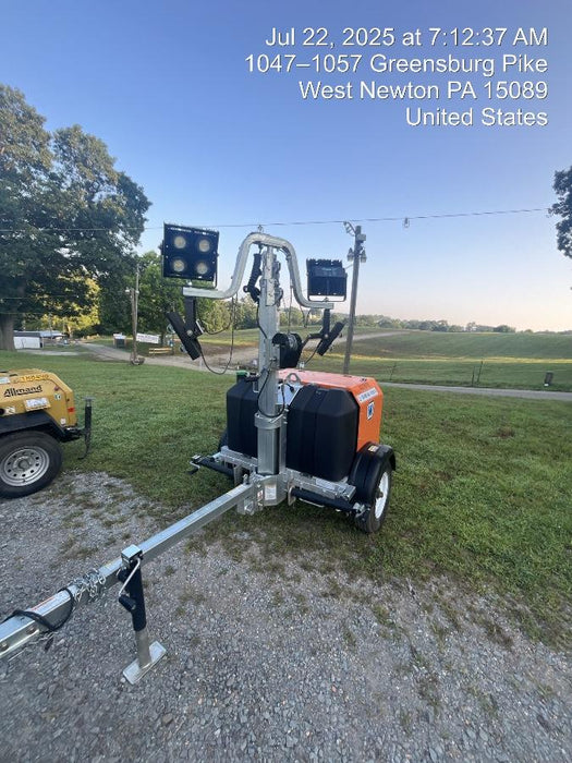 2024 Wanco WLTT-4MM4K Diesel, Deep Sea Controller, Shore Power Plug, Auto Start, (4) 350W LED Floodlights, 4kW Generator, 60 Gal Fuel Tank, 2" Ball, T3
