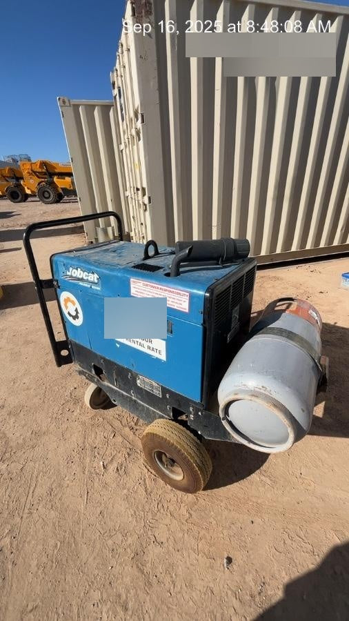 2019 Miller Electric BOBCAT 250 LP/Propane, Running Gear, Tank Bracket, Hose