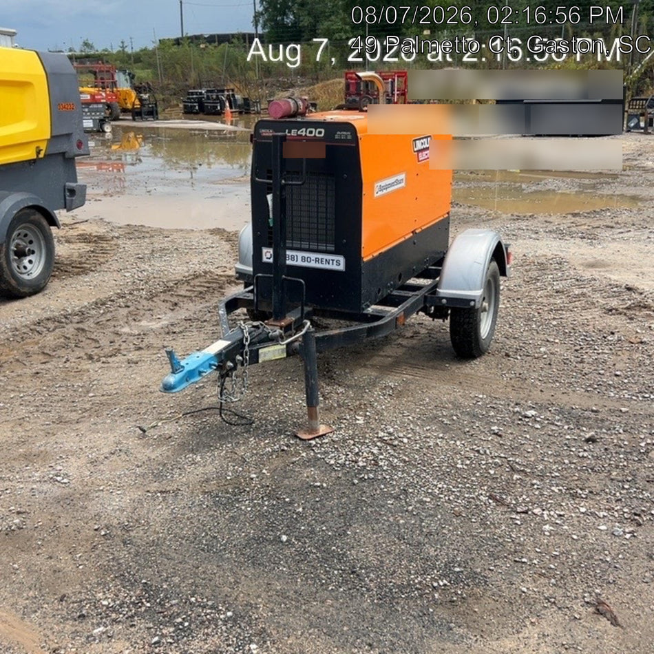 2022 Lincoln Electric LE400 Kubota V1505, Trlr, Cable Rack, Light Kit, ES Decals, T3