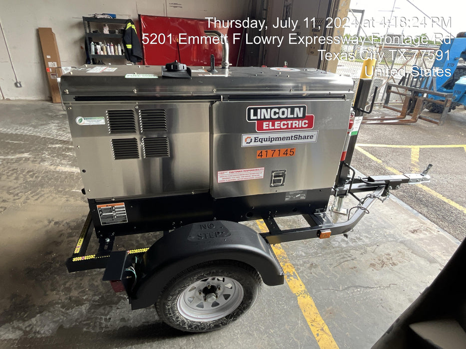 2024 Lincoln Electric LE400 Kubota V1505, Trlr, Cable Rack, Light Kit, ES Decals, T3