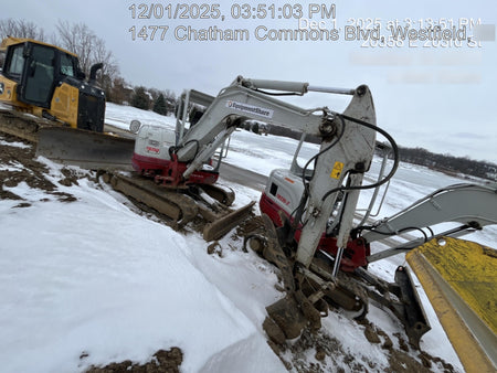 2019 Takeuchi TB260 Takeuchi TB260 Canopy w/Rubber Tracks, Auxiliary Hydraulics, Standard Blade, Manual QC