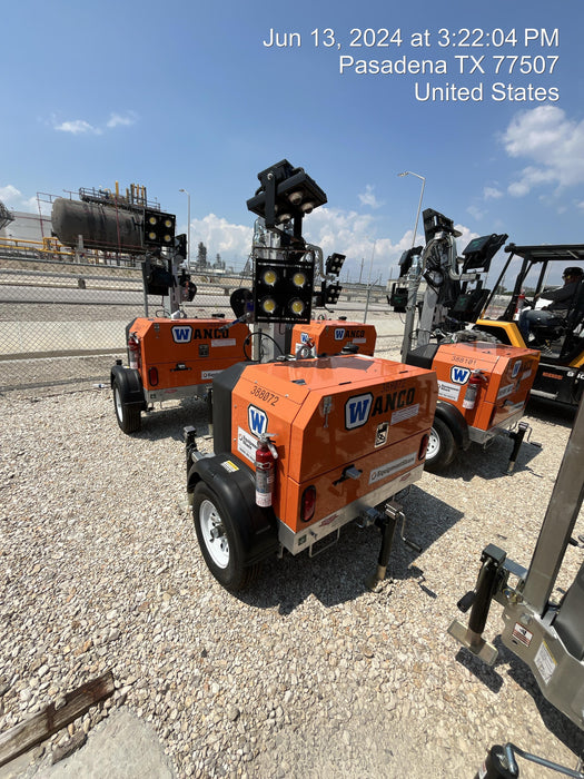 2024 Wanco WLTT-4MM4K Diesel, Deep Sea Controller, Shore Power Plug, Auto Start, (4) 350W LED Floodlights, 4kW Generator, 60 Gal Fuel Tank, 2" Ball, T3