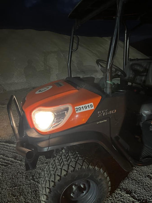 2022 Kubota RTV-X1140W-H Plastic Canopy, Windshield Acrylic Clear, LED Strobe Light, Wire Harness Kit, Back up Alarm