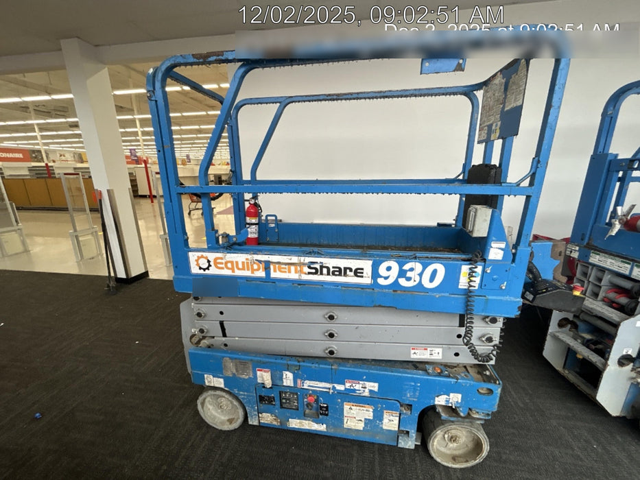 2018 Genie GS-1930 Genie GS-1930 w/Fixed Rail, Chain Entry