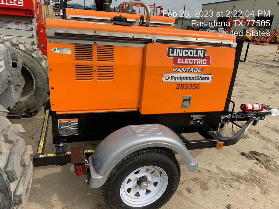 2022 Lincoln Electric LE400 Kubota V1505, Trlr, Cable Rack, Light Kit, ES Decals, T3