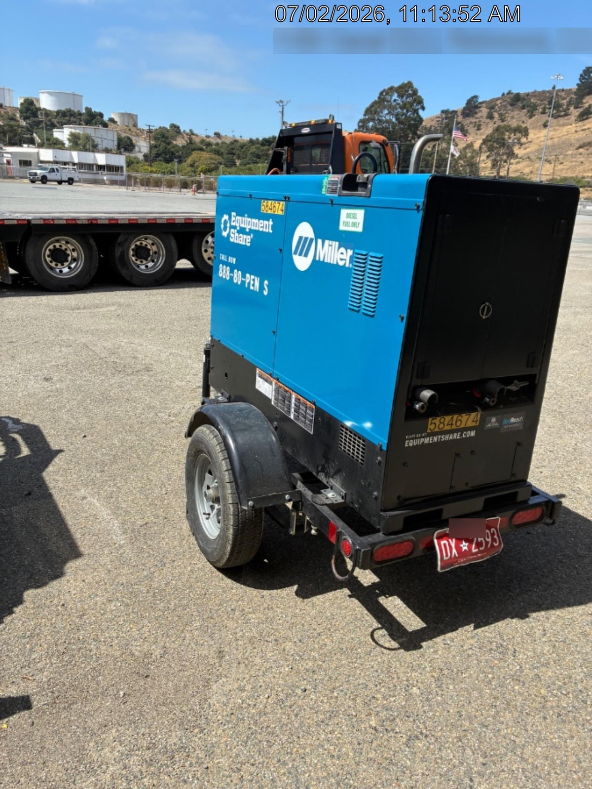2025 MILLER ELECTRIC BIG BLUE 500