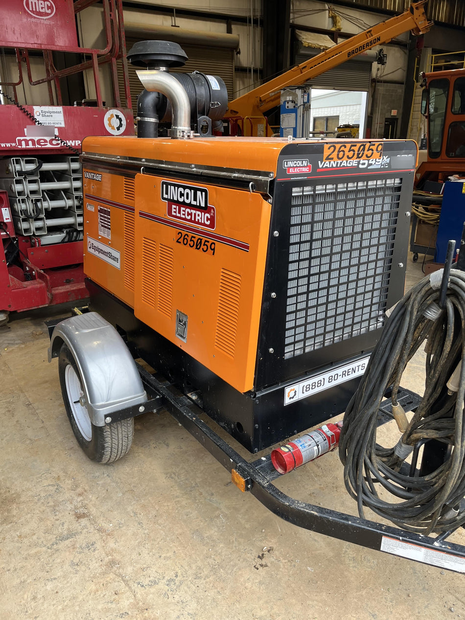 2022 Lincoln Electric Vantage 549X Crosslink Technology, Trailer Mounted, ES Decals, T3
