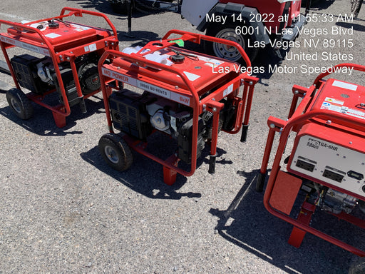 2020 Multiquip GA6HR Gen 6kW Honda GX340 GFCI Wheel Kit