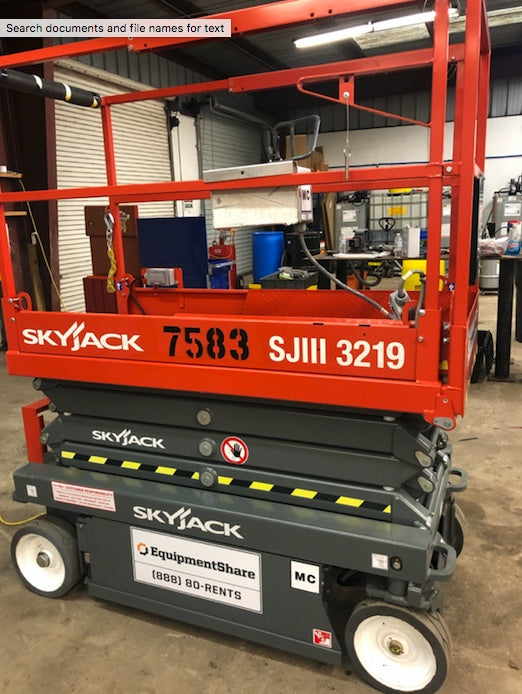 2018 SKYJACK SJIII-3219