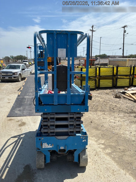 2019 Genie GS-1930 Fixed Rails with Chain Entry