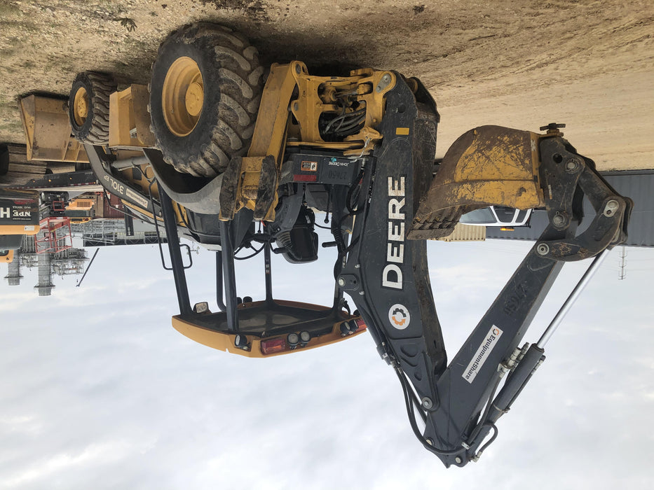 2019 John Deere 310LEP 4WD, Canopy, Standard dipper, ISO Controls, Rear Auxiliary Hydraulics w/Manual QC, Buckets: 12”, 18”, and 24”