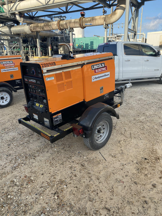 2022 Lincoln Electric LE400 Kubota V1505, Trlr, Cable Rack, Light Kit, ES Decals, T3