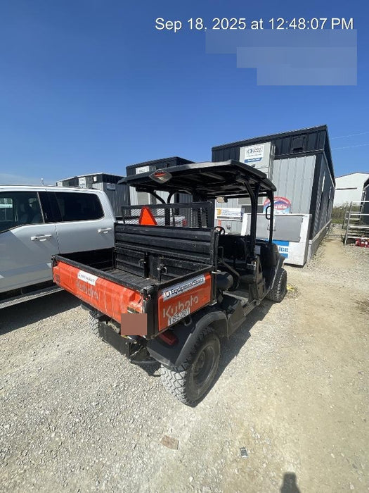 2022 Kubota RTV-X1140W-H Plastic Canopy, Windshield Acrylic Clear, LED Strobe Light, Wire Harness Kit, Back up Alarm