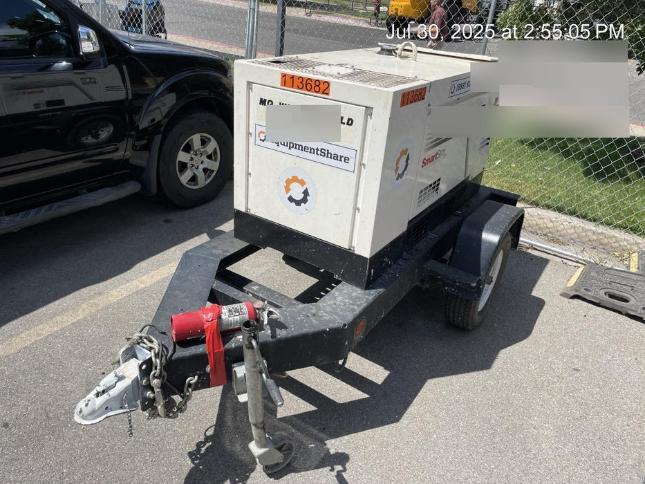 2020 Multiquip DLW400ESA4 400 amp Welder, 14kW, 120/240V, T4F Kubota, Trailer