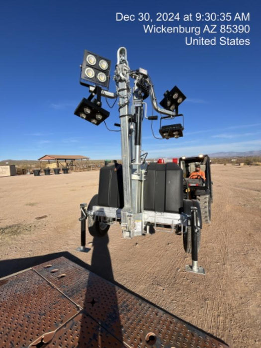 2024 Wanco WLTT-4MM4K Diesel, Deep Sea Controller, Shore Power Plug, Auto Start, (4) 350W LED Floodlights, 4kW Generator, 60 Gal Fuel Tank, 2" Ball, T3