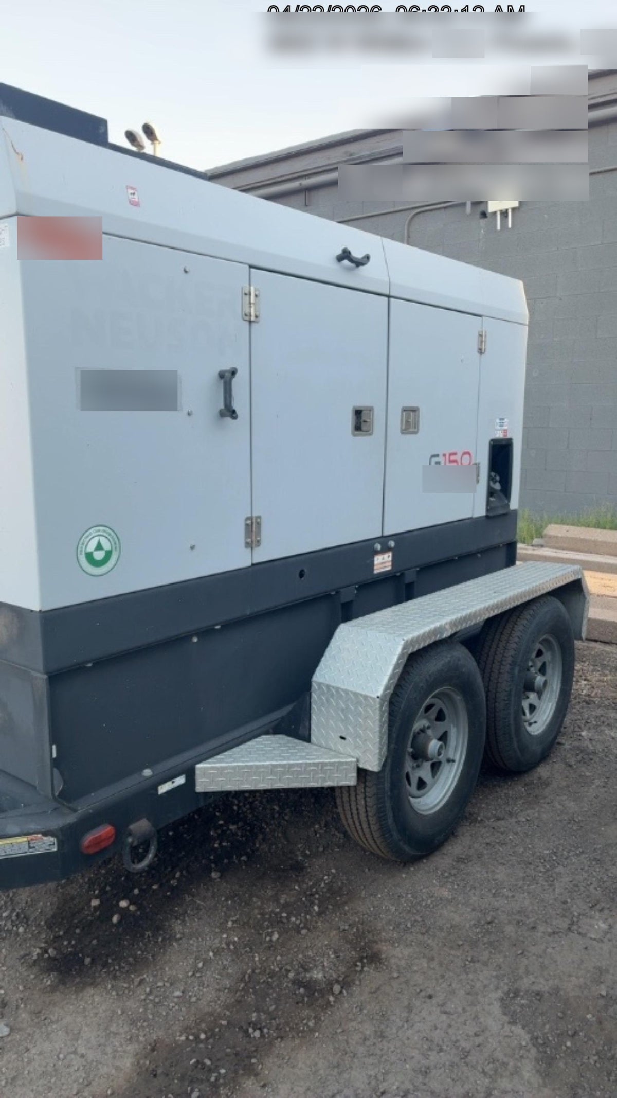 2019 WACKER NEUSON G150