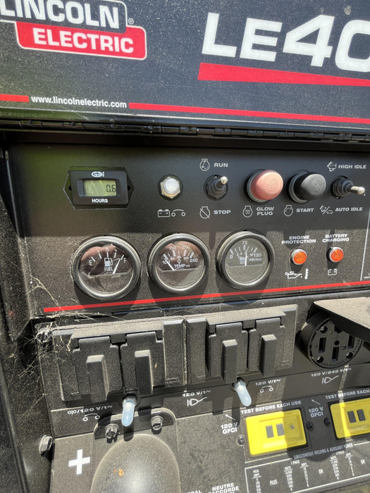 2024 Lincoln Electric LE400 Kubota V1505, Trlr, Cable Rack, Light Kit, ES Decals, T3