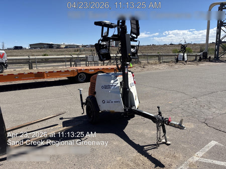 2024 Generac MLT2 Diesel, Flex Switch 120V Input, Powerzone Controller, 
(4) 320W LED Lights, 4kW Generator, 39.9 Gal Fuel Tank, 2" Ball, T3
