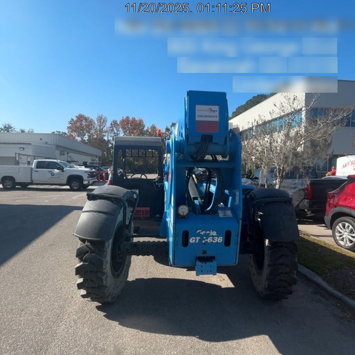 2019 Genie GTH-636 Canopy, Solid RT Tires, LED Work Lights, Beacon