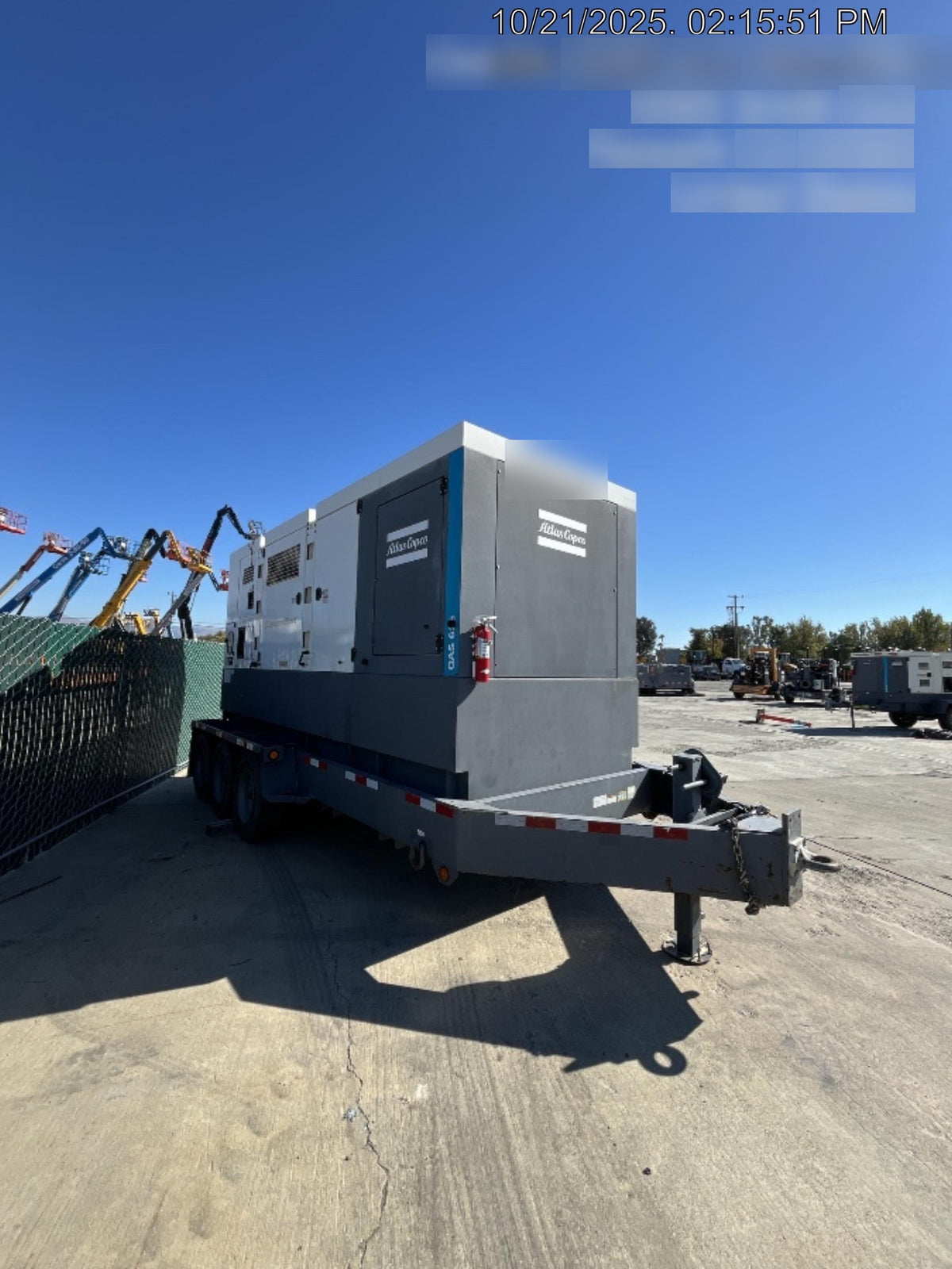 2021 ATLAS COPCO QAS625