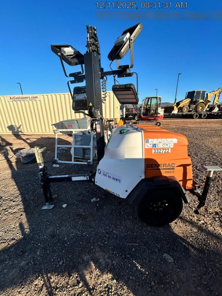 2023 Generac MLT2 Diesel, Flex Switch 120V Input, Powerzone Controller, (4) 320W LED Lights, 4kW Generator, 39.9 Gal Fuel Tank, 2" Ball, T3