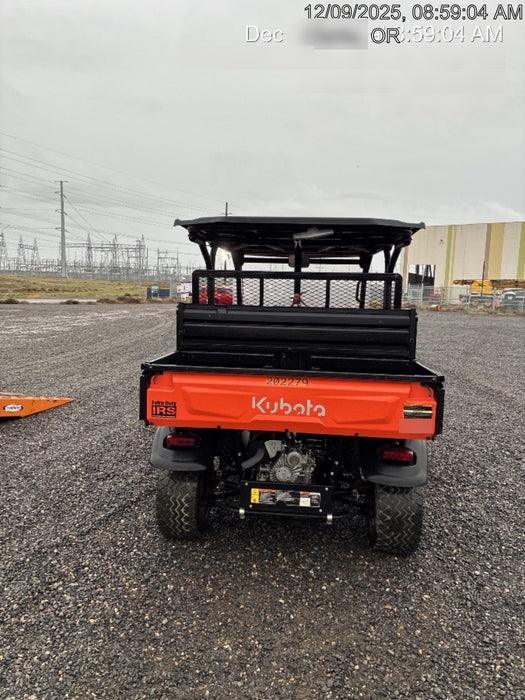 2022 Kubota RTV-X1140W-H Plastic Canopy, Windshield Acrylic Clear, LED Strobe Light, Wire Harness Kit, Back up Alarm