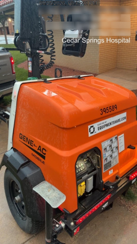 2024 Generac MLT2 Diesel, Flex Switch 120V Input, Powerzone Controller, 
(4) 320W LED Lights, 4kW Generator, 39.9 Gal Fuel Tank, 2" Ball, T3