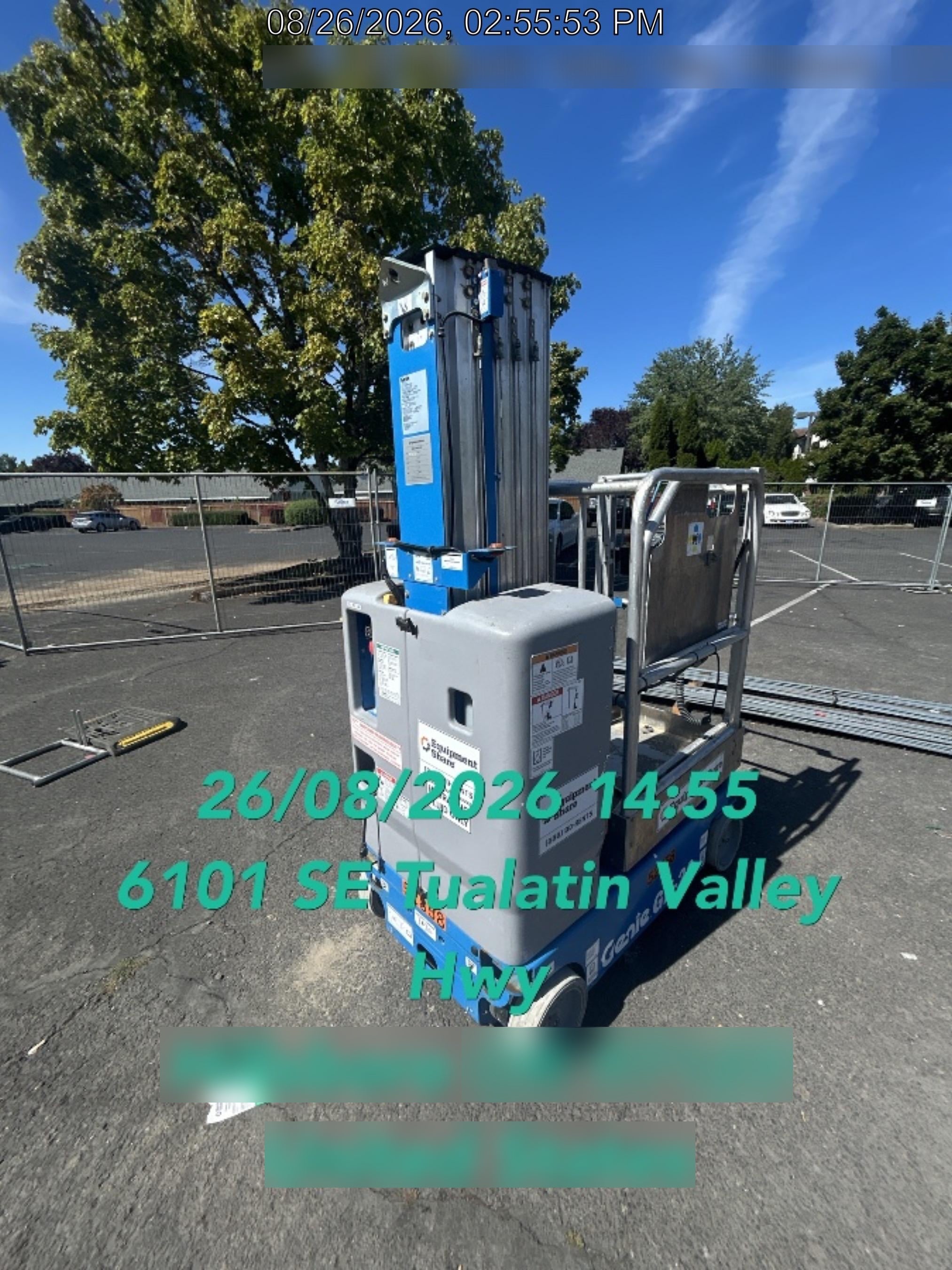 2019 GENIE GR-20