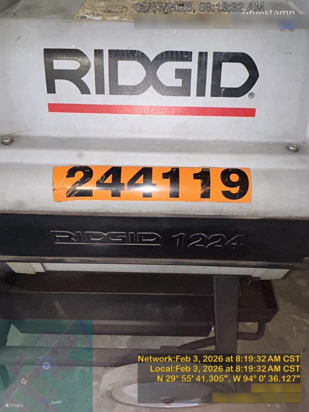 2022 RIDGID 1224
