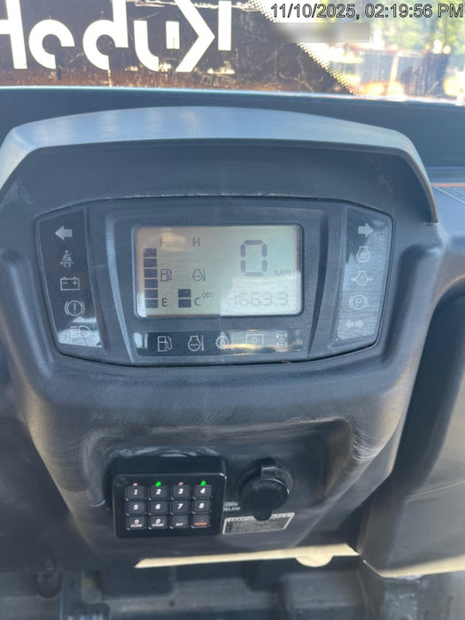 2022 Kubota RTV-X1140W-H Plastic Canopy, Windshield Acrylic Clear, LED Strobe Light, Wire Harness Kit, Back up Alarm