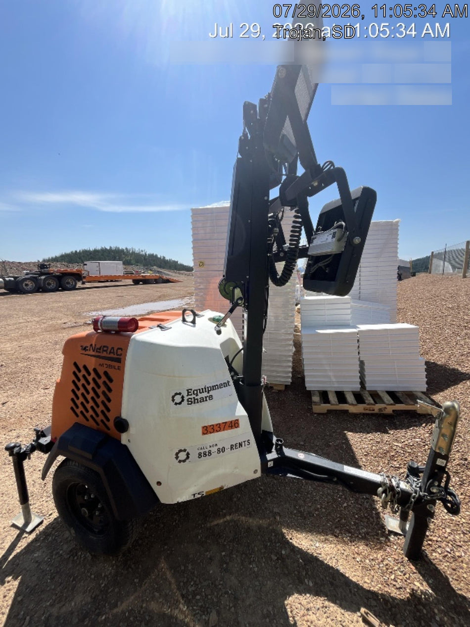 2023 Generac MLT2 Diesel, Flex Switch 120V Input, Powerzone Controller, (4) 320W LED Lights, 4kW Generator, 39.9 Gal Fuel Tank, 2" Ball, T3