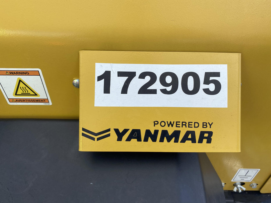 Allmand NLV3GR (4) LED Light Fixture 350W, 23' Vertical Mast, 3kW Prime, Towable, Deep Sea L401, Leveling Jacks, Yanmar T4F 5.8hp