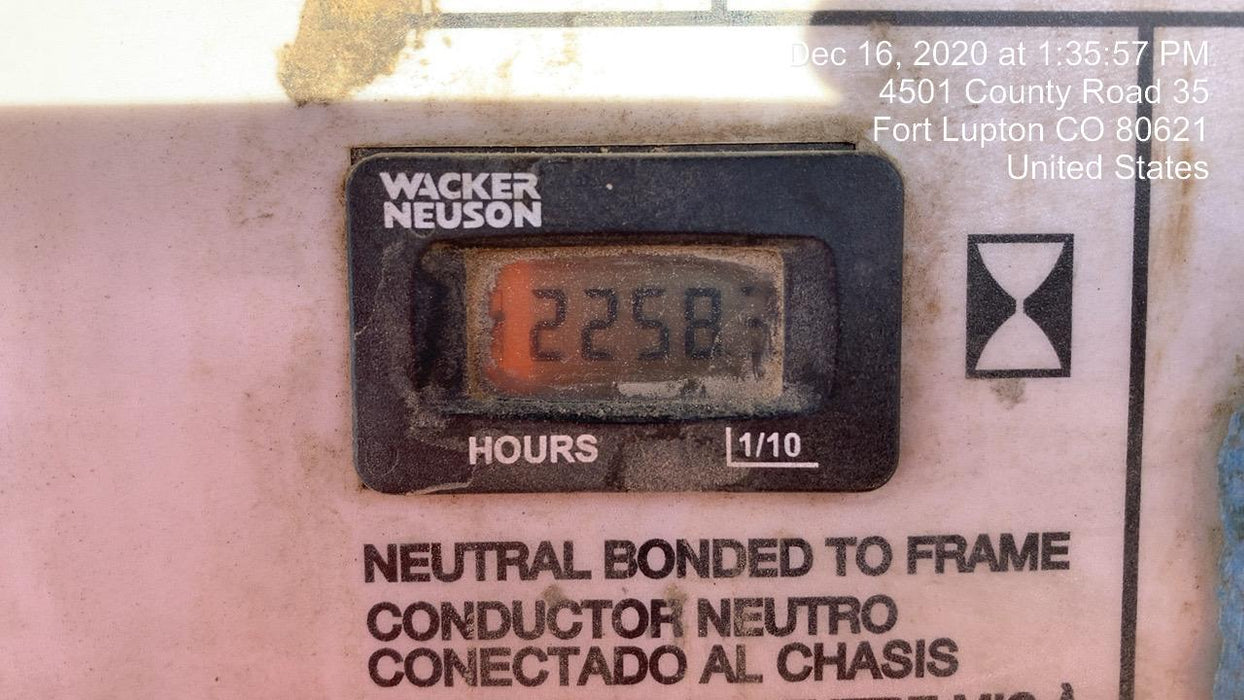 Wacker Neuson LTV6K-MH Wacker Neuson LTV6K Mobile Light Tower w/Fuel Level Sensor Installed