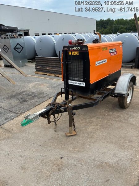 2022 Lincoln Electric LE400 Kubota V1505, Trlr, Cable Rack, Light Kit, ES Decals, T3