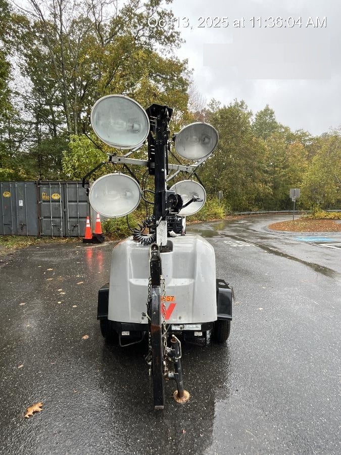 2019 Wacker Neuson LTV6L-MH Wacker Neuson LTV6L Mobile Light Tower w/Fuel Level Sensor Installed