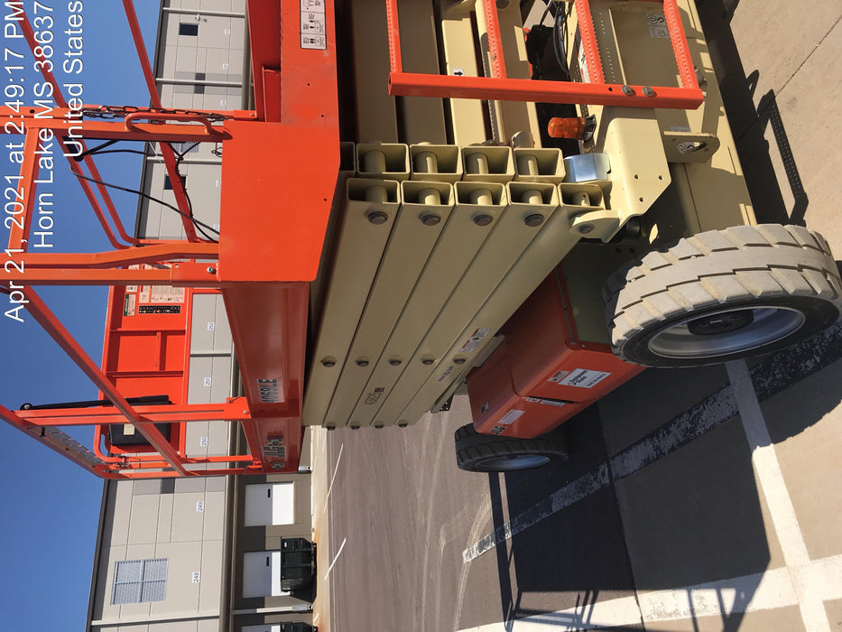 2019 JLG 4069LE Solid Non Marking Tires, Rotating Beacon