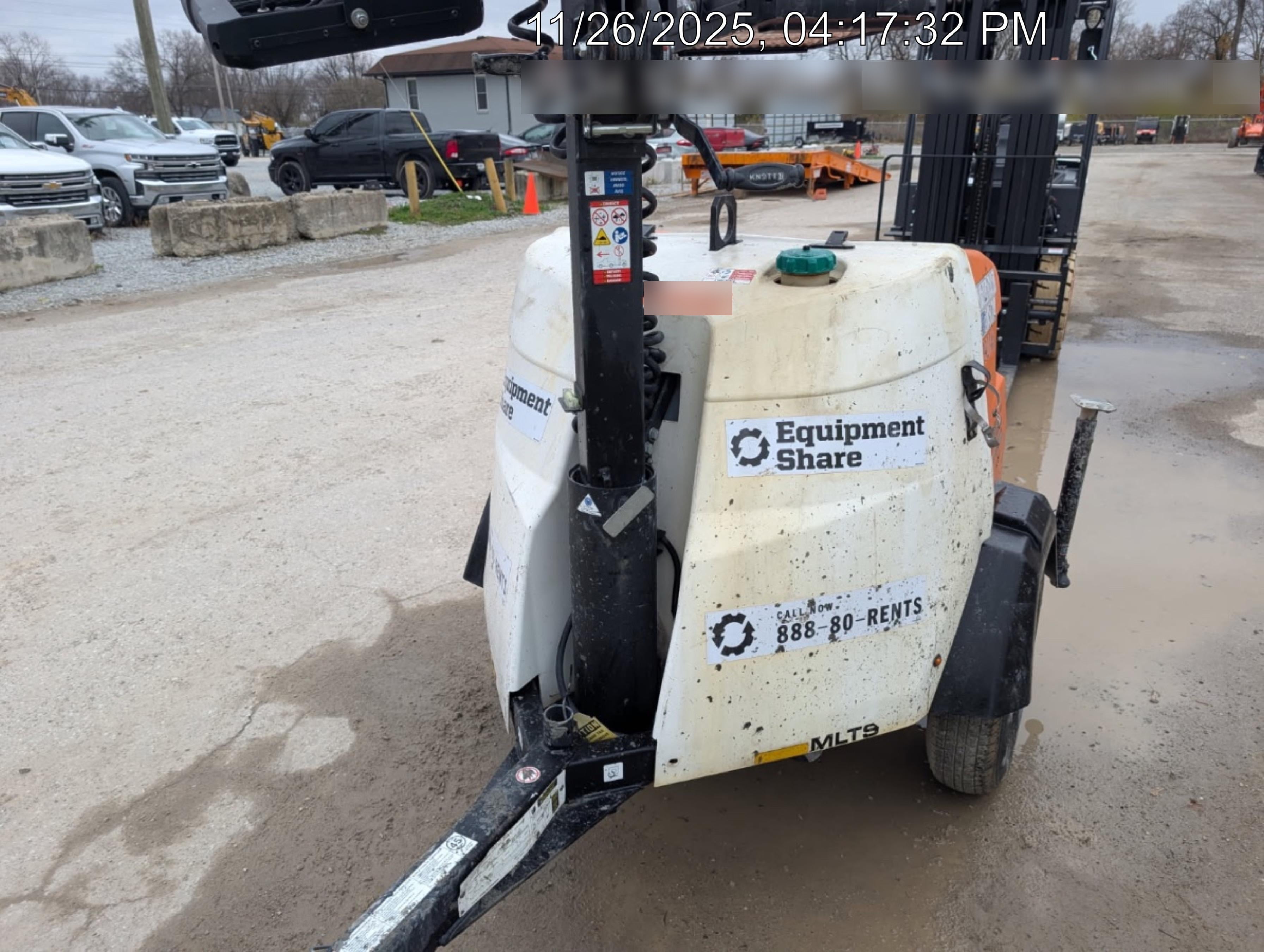 2024 Generac MLT2 Diesel, Flex Switch 120V Input, Powerzone Controller, 
(4) 320W LED Lights, 4kW Generator, 39.9 Gal Fuel Tank, 2" Ball, T3
