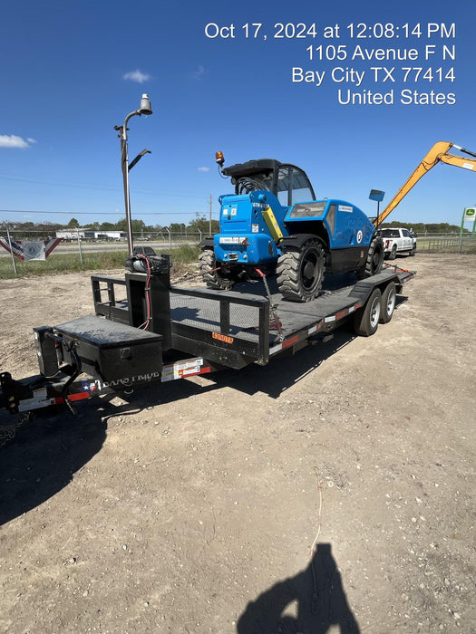 2024 TEXAS PRIDE TRAILERS 21' Lowboy Gravity Tilt Bed 14K Bumper Pull Trailer