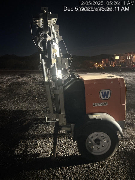 2024 Wanco WLTT-4MM4K Diesel, Deep Sea Controller, Shore Power Plug, Auto Start, (4) 350W LED Floodlights, 4kW Generator, 60 Gal Fuel Tank, 2" Ball, T3