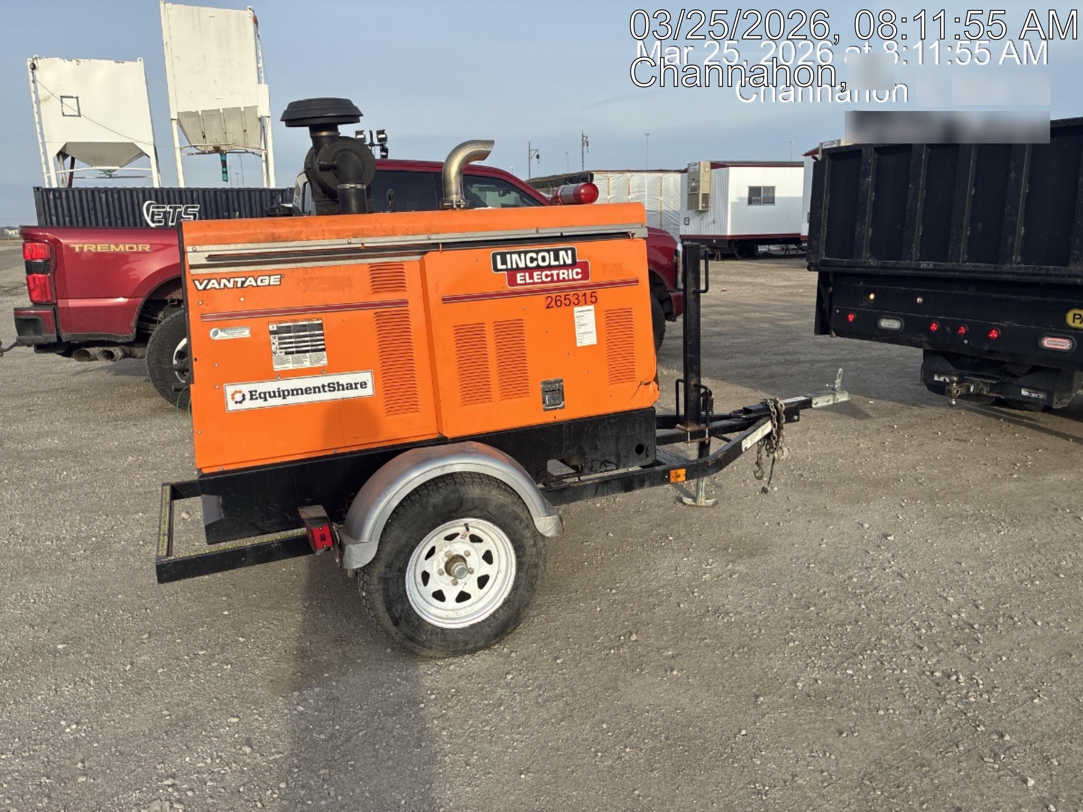 2022 Lincoln Electric Vantage 549X Crosslink Technology, Trailer Mounted, ES Decals, T3