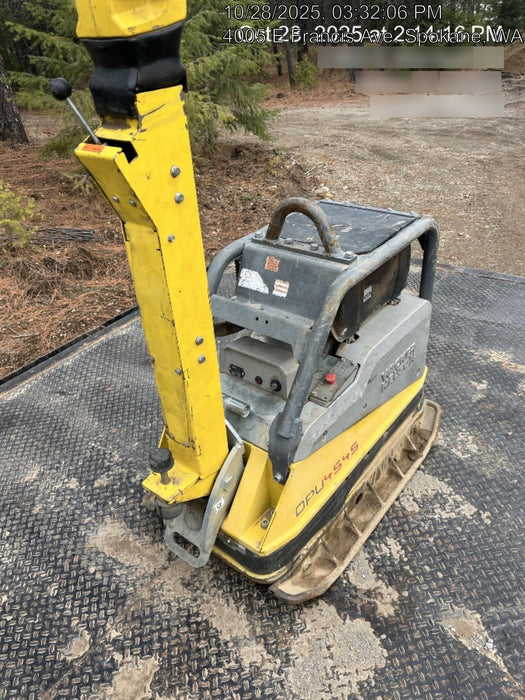 2020 Wacker Neuson DPU4545HEH Reversible Plate Compactor, Diesel