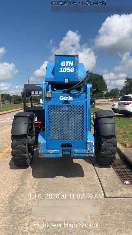 2019 Genie GTH-1056 Canopy, Solid RT Tires, LED Work Lights, Beacon 60" QA Carriage, 60" Forks
