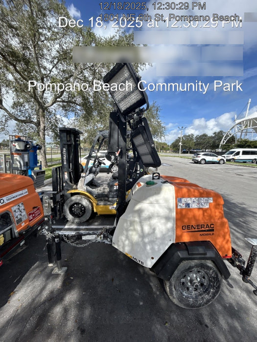 2025 Generac MLTS-4 Diesel, Mitsubishi L2E, 7.1 hp @1800 rpm, Flex Switch 120V Input, Powerzone Controller, (4) 320W LED Lights, 4kW Generator, 39.9 Gal Fuel Tank, 2" Ball, T3, ES Decals
